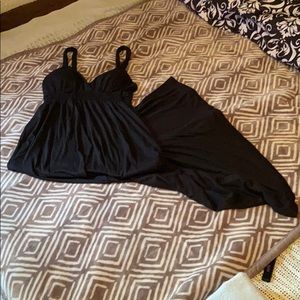 Long black dress size L